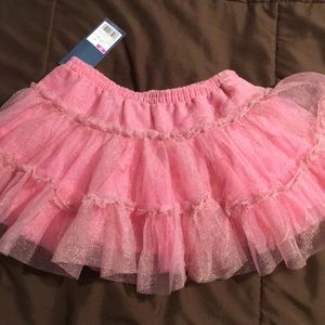 Pink glittery puffy skirt